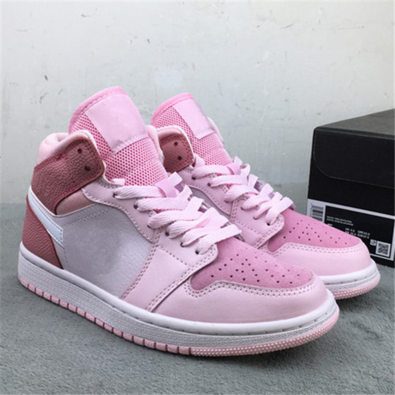 With Box 1 Mid WMNS Digital Pink Womans Give White Shoelaces Lovely For Women Shoes Designer Sports 1s Sneakers Trainers, 01
With Box 1 Mid WMNS Digital Pink Womans Give White Shoelaces Lovely For Women Shoes Designer Sports 1s Sneakers Trainers, 01