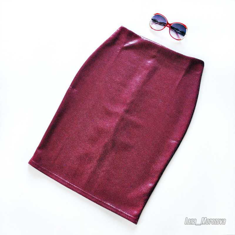 REALEFT New Arrival Autumn Winter Elegant Pencil Midi Skirts High Waist Snake Print PU Leather Sheath Wrap Sexy Skirts Lady T200113