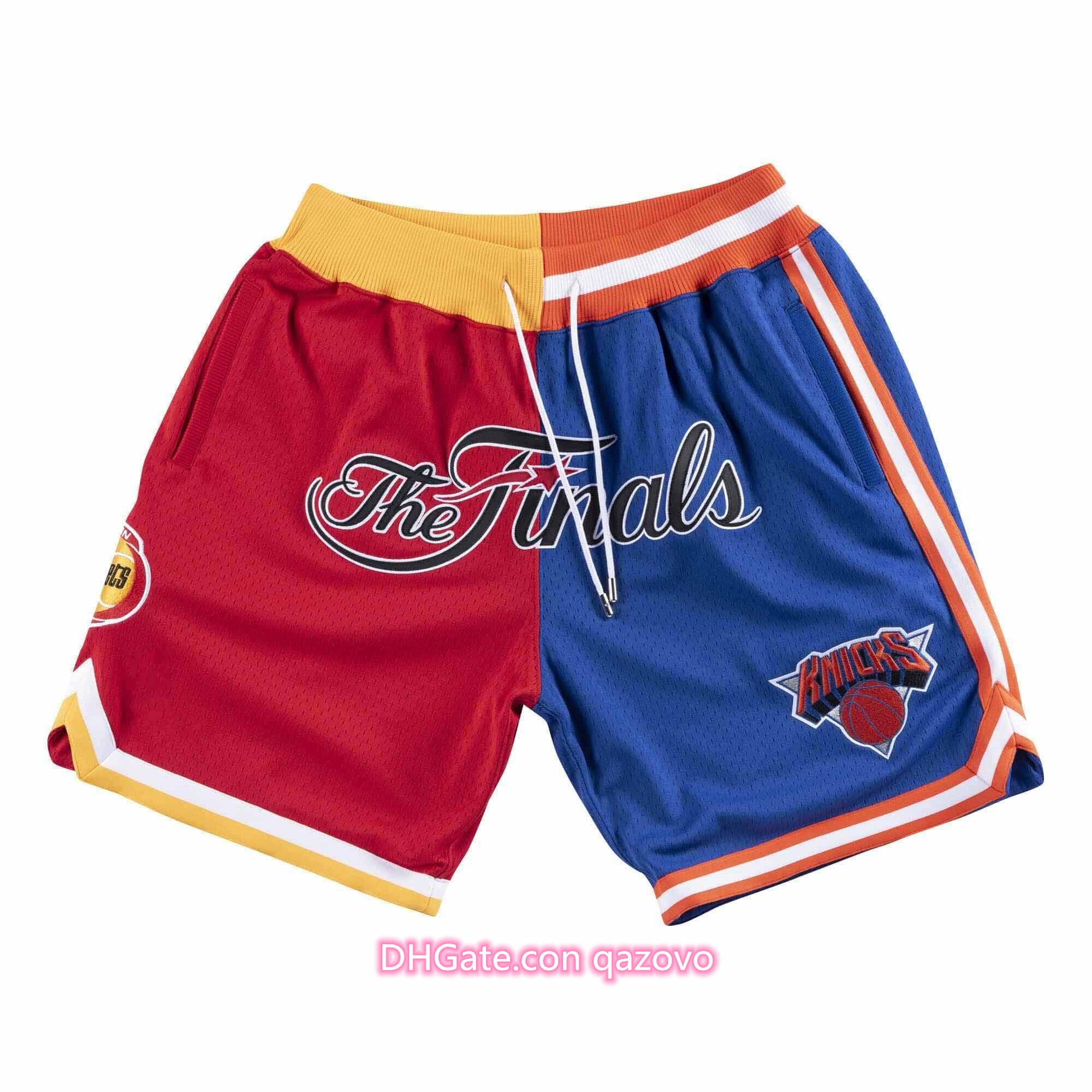 1994 Finals Houston Rockets New York Knicks Men Split NBA Shorts - Red Royal, Black
1994 Finals Houston Rockets New York Knicks Men Split NBA Shorts - Red Royal, Black
