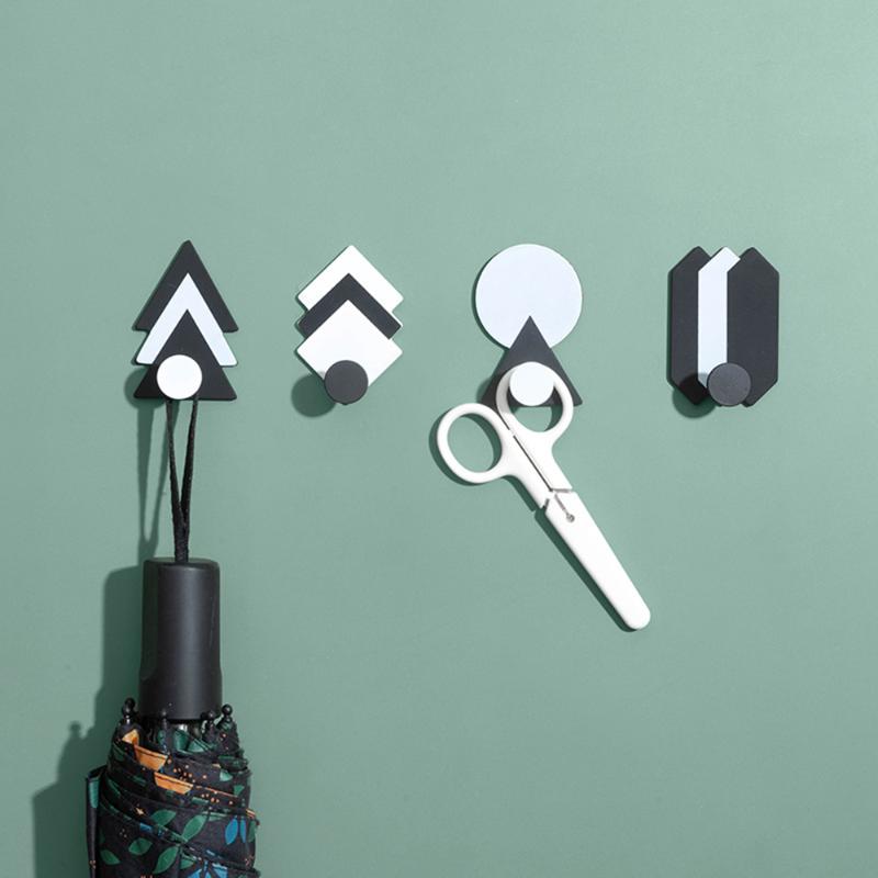 Nordic Geometric Hook Clothes Hangers Kitchen and Bathroom Wall Mounted Coat Hook Key Towel Scissors Holders
Nordic Geometric Hook Clothes Hangers Kitchen and Bathroom Wall Mounted Coat Hook Key Towel Scissors Holders