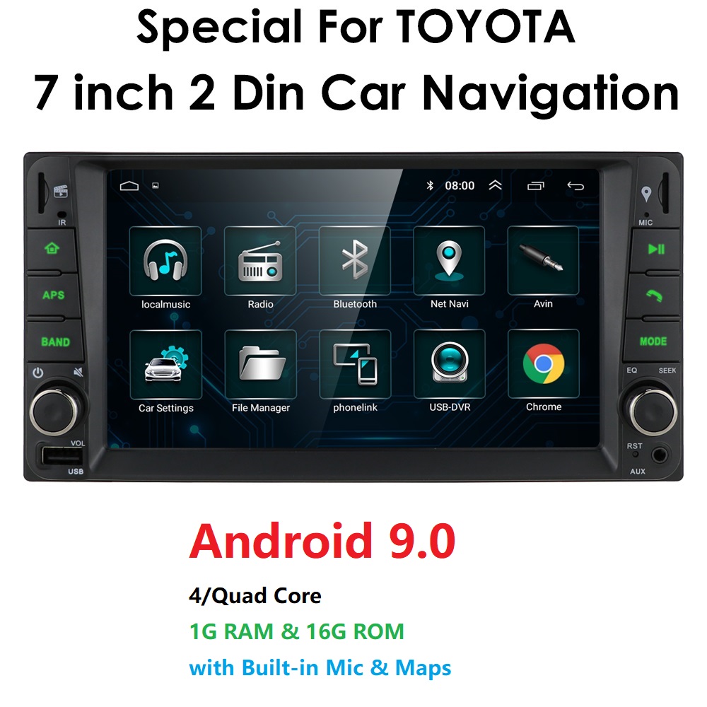 Android 9.0 7inch 2 din car dvd multimedia For TOYOTA COROLLA Camry Land Cruiser HILUX PRADO RAV4 radio screen gps stereo
Android 9.0 7inch 2 din car dvd multimedia For TOYOTA COROLLA Camry Land Cruiser HILUX PRADO RAV4 radio screen gps stereo