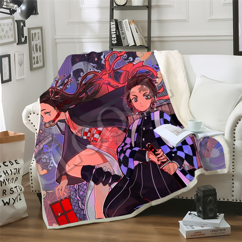 CLOOCL New Demon Slayer Kimetsu No Yaiba Blanket 3D Print Double Layer Fashion Casual Sofa Youth Bedding Throw Autumn and Winter Blankets
CLOOCL New Demon Slayer Kimetsu No Yaiba Blanket 3D Print Double Layer Fashion Casual Sofa Youth Bedding Throw Autumn and Winter Blankets