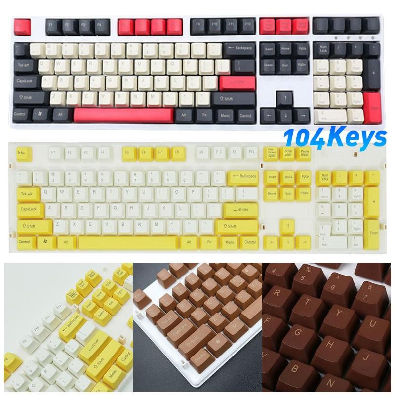 Mechanical Keyboard Keycaps 104 Keys PBT Assorted Color Universal Keycaps for Cherry MX Mechanical Keyboard Key cap Accessories
Mechanical Keyboard Keycaps 104 Keys PBT Assorted Color Universal Keycaps for Cherry MX Mechanical Keyboard Key cap Accessories