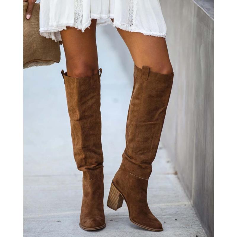 RIBETRINI New Arrivals Stylish Chic winter boots Boots Women Big Size 43 Square High Heels Slip On Knee High Riding Boot Female, Black
RIBETRINI New Arrivals Stylish Chic winter boots Boots Women Big Size 43 Square High Heels Slip On Knee High Riding Boot Female, Black