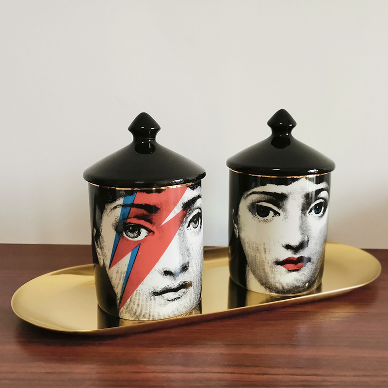 Black Lid Lina Candle Holder Diy Handmade Candles Jar Lina Face Storage Bin Box Ceramic Craft Home Decor Jewelry Container
Black Lid Lina Candle Holder Diy Handmade Candles Jar Lina Face Storage Bin Box Ceramic Craft Home Decor Jewelry Container