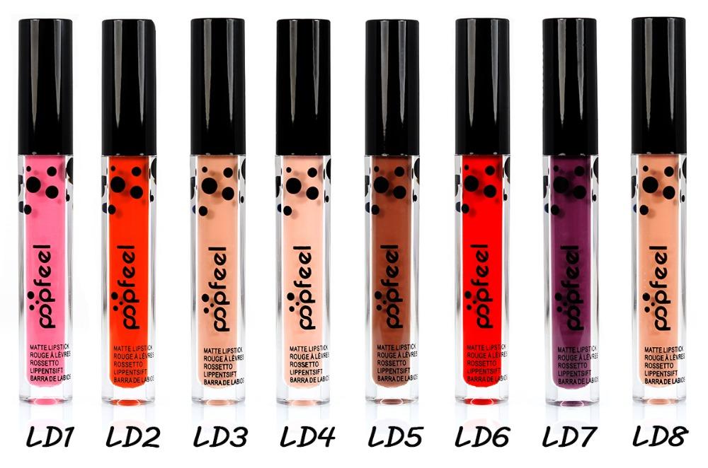 8 Pcs/Set Popfeel Lipgloss Matte Waterproof Long Lasting Velvet Liquid Lipstick Moisturizer Lip Gloss Sexy Red Lip Tint 8 Color
8 Pcs/Set Popfeel Lipgloss Matte Waterproof Long Lasting Velvet Liquid Lipstick Moisturizer Lip Gloss Sexy Red Lip Tint 8 Color