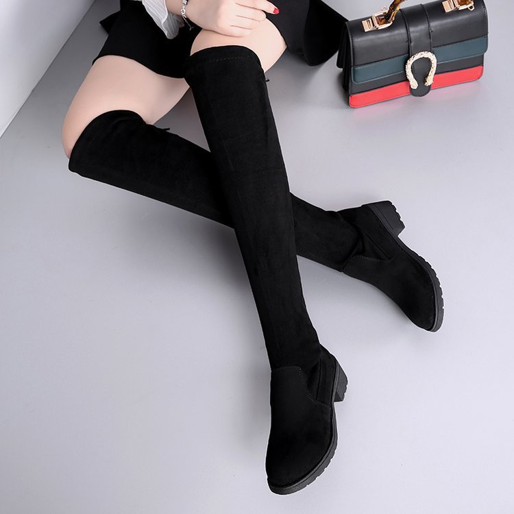 Female Over-the-Knee Boots Women's Autumn Winter New Fashion Versatile Casual Chunky-Heel Boots\n Boots Casual For Female, Black and white with pattern
Female Over-the-Knee Boots Women's Autumn Winter New Fashion Versatile Casual Chunky-Heel Boots\n Boots Casual For Female, Black and white with pattern