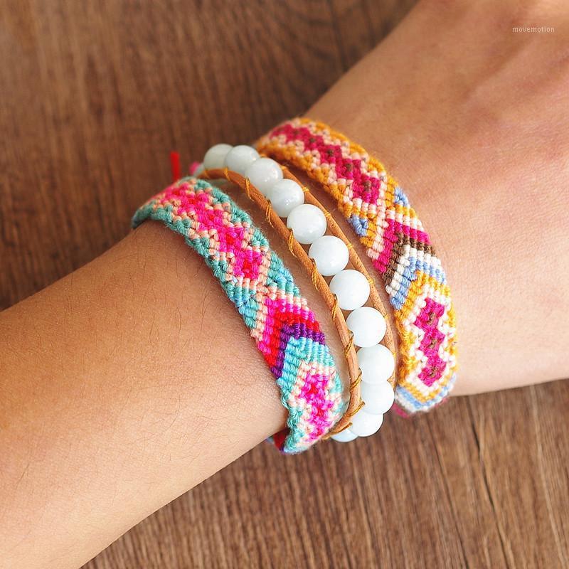 3pcs/set Fashion Handmade Jewelry Beaded Strand Charms Bracelet Bangle Bohemia Leather Bracelet Set for Women Boho Party Gift1
3pcs/set Fashion Handmade Jewelry Beaded Strand Charms Bracelet Bangle Bohemia Leather Bracelet Set for Women Boho Party Gift1