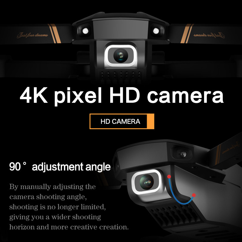 V4 Rc Drone 4k HD Wide Angle Camera 1080P WiFi fpv Drone Dual Camera Quadcopter Real-time transmission, 720p-1battery
V4 Rc Drone 4k HD Wide Angle Camera 1080P WiFi fpv Drone Dual Camera Quadcopter Real-time transmission, 720p-1battery