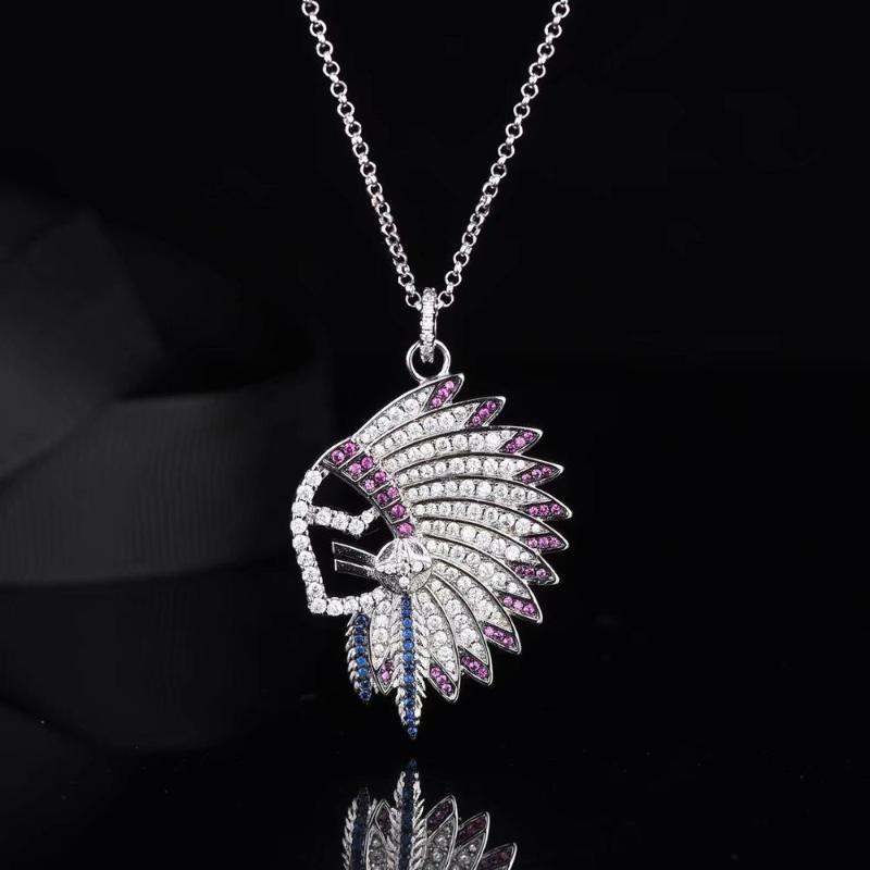 Women's Jewelry necklace Head feather Pendant Necklace Exaggerated women's clothing chain free shipping
Women's Jewelry necklace Head feather Pendant Necklace Exaggerated women's clothing chain free shipping