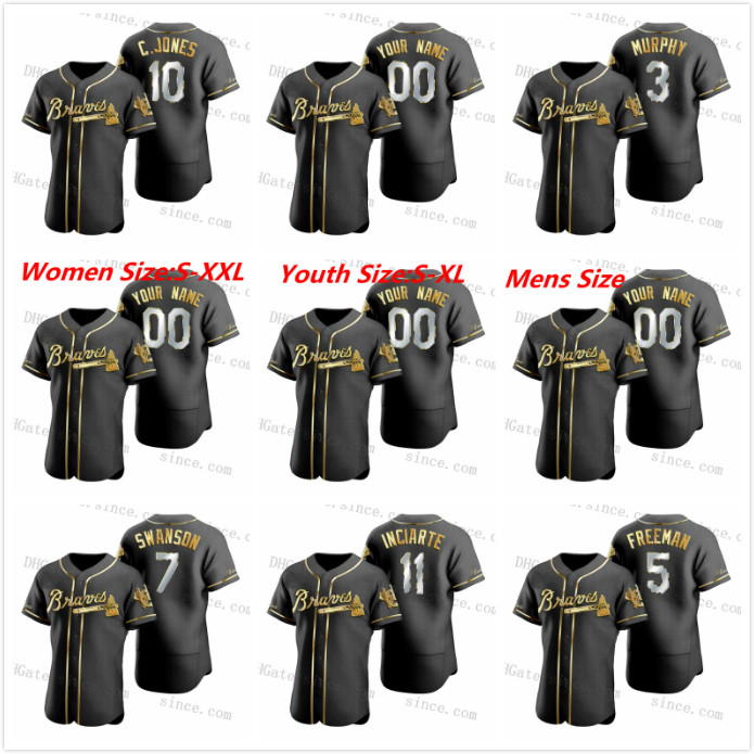 Custom Ronald Acuna Jr. Jerseys 2020-21 Golden Edition Jersey Black Dale Murphy Freddie Freeman Dansby Swanson Chipper Jones Albies Newcomb, Mens flexbase
Custom Ronald Acuna Jr. Jerseys 2020-21 Golden Edition Jersey Black Dale Murphy Freddie Freeman Dansby Swanson Chipper Jones Albies Newcomb, Mens flexbase
