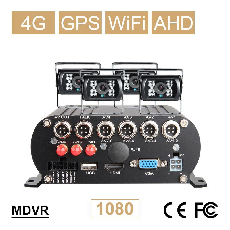 Free Shipping 4 Channel WIFI GPS 4G 1080P AHD 2TB HDD SD Car DVR MDVR Video Recorder Phone Realtime Monitor Rear View Car Camera
Free Shipping 4 Channel WIFI GPS 4G 1080P AHD 2TB HDD SD Car DVR MDVR Video Recorder Phone Realtime Monitor Rear View Car Camera