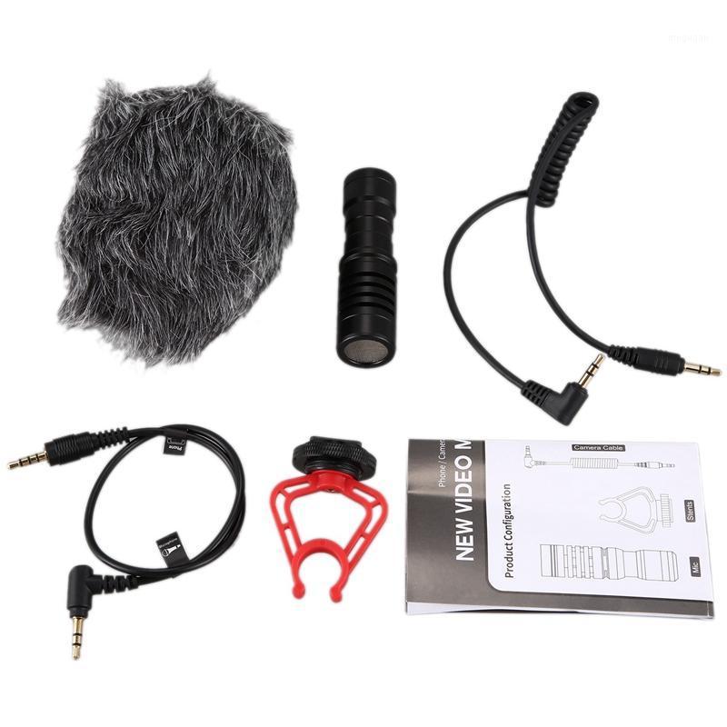 Microphone Metal Video Mic 3.5mm Plug with Mount for Canon Nikon Sony DSLR Camera and Smartphone1
Microphone Metal Video Mic 3.5mm Plug with Mount for Canon Nikon Sony DSLR Camera and Smartphone1