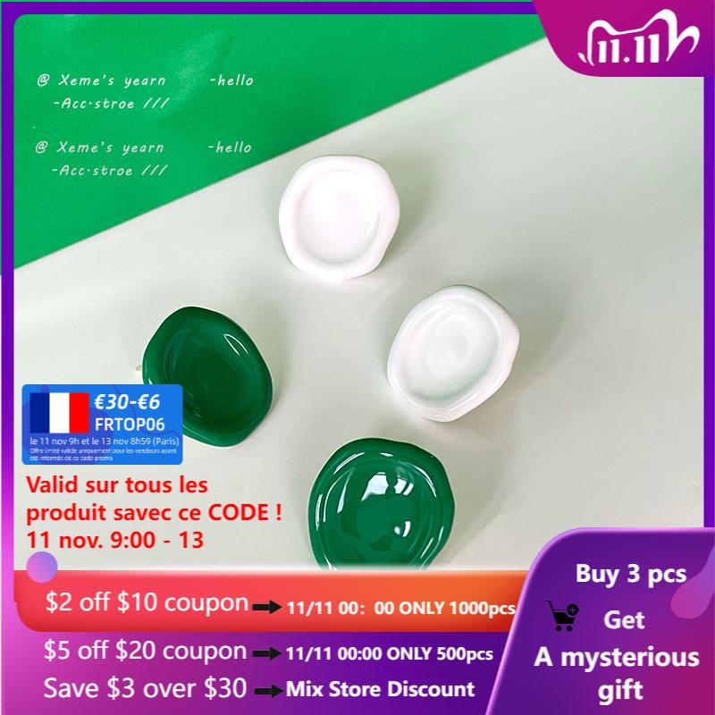 Stud 2021 Geometric Irregular Green Disc Earrings For Woman Halloween Party Girls Simple Accessories Korean Fashion Jewelry, Golden;silver
Stud 2021 Geometric Irregular Green Disc Earrings For Woman Halloween Party Girls Simple Accessories Korean Fashion Jewelry, Golden;silver