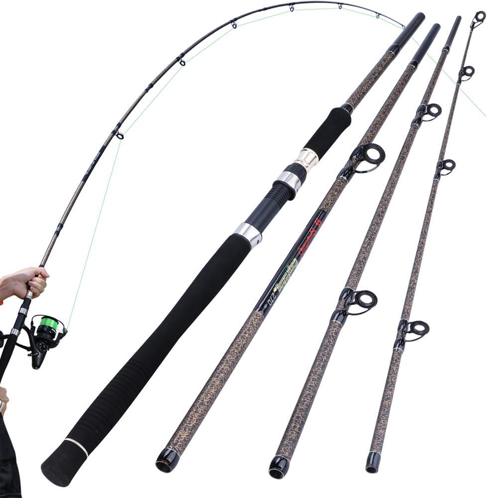 Sougayilang 2.7M 4 Section Fishing Rod Ultralight Weight Spinning Fishing Rod Carbon Fiber Carp Feeder Fishing Rod Tackle Pesca J1210
Sougayilang 2.7M 4 Section Fishing Rod Ultralight Weight Spinning Fishing Rod Carbon Fiber Carp Feeder Fishing Rod Tackle Pesca J1210