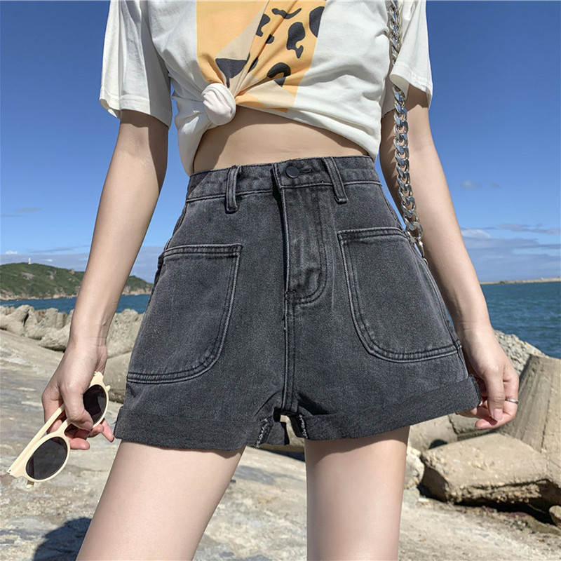 2021 New -XL high-waist pocket denim jeans for the women will see loose ladies roll up women' casual hot shorts (z6017) BPIH, Black
2021 New -XL high-waist pocket denim jeans for the women will see loose ladies roll up women' casual hot shorts (z6017) BPIH, Black