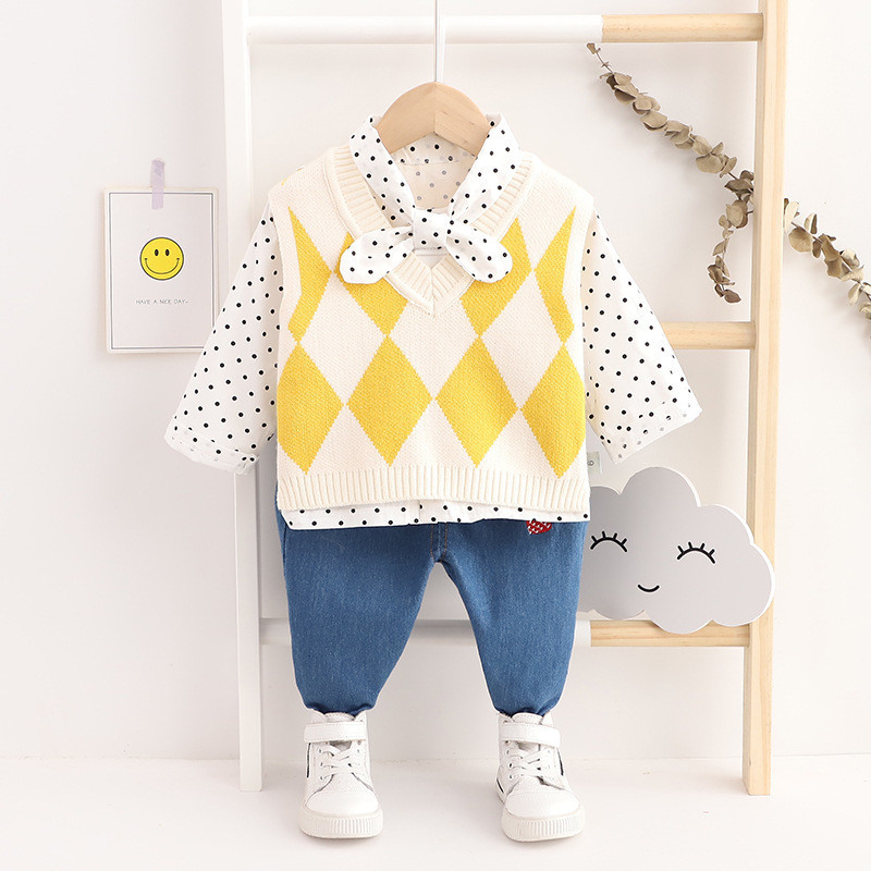 Baby Girls Set Spring Autumn Casual Sport Suit Floral Top Pants Long Sleeve Child Costume Outerwear for 1-4 Years Clothing Y1106