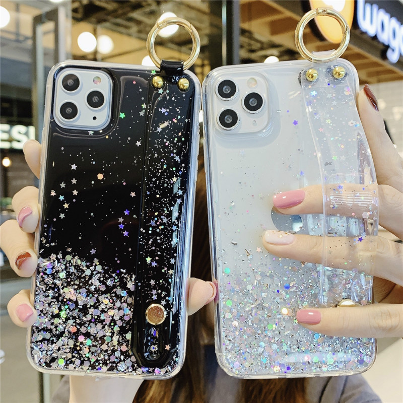 Soft Clean Phone Case with Wristband Glitter Bling Cover for IPhone 12 Mini 11 Pro Max XR X XS 6s 7 8 Plus SE 2020, White
Soft Clean Phone Case with Wristband Glitter Bling Cover for IPhone 12 Mini 11 Pro Max XR X XS 6s 7 8 Plus SE 2020, White