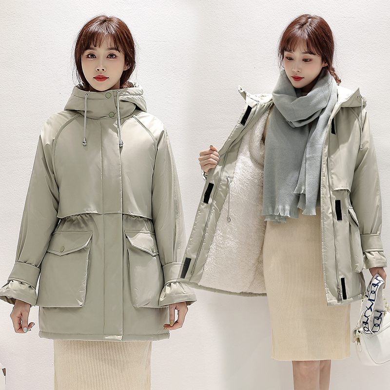 Winter parkas Jacket Women Thick Warm 30 degree coats Casual Female big pocket Snow Wear Parkas hooded Mid long cold outwear 201019