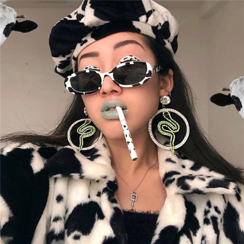 Sunglasses Cute Cow Round Shades For Women Tinted Color Lens Sexy Fashion Summer Sun Glasses Eyewear
Sunglasses Cute Cow Round Shades For Women Tinted Color Lens Sexy Fashion Summer Sun Glasses Eyewear