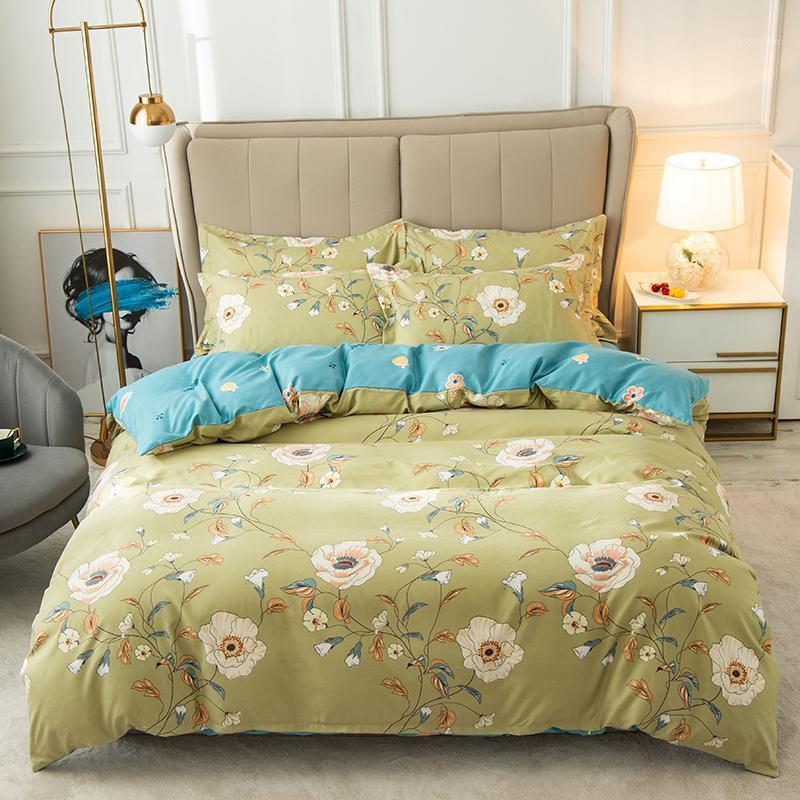 Floral 4pcs Girl Bed Cover Set AB Side Duvet Cover Family Adult Child Bed Sheets Pillowcases Comforter Bedding Set Linen1, 002
Floral 4pcs Girl Bed Cover Set AB Side Duvet Cover Family Adult Child Bed Sheets Pillowcases Comforter Bedding Set Linen1, 002