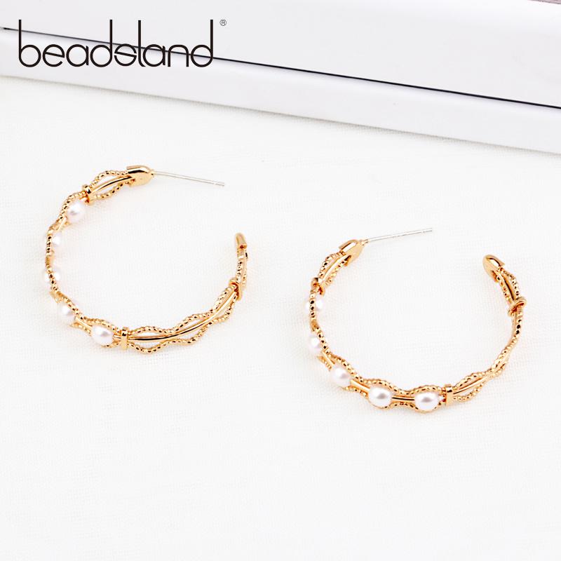 Hoop & Huggie Beadsland Earrings Metal Cricle Inlaid Simulated Pearl Fashion Office/career Woman Girl Party Festival Sell Gift 40155
Hoop & Huggie Beadsland Earrings Metal Cricle Inlaid Simulated Pearl Fashion Office/career Woman Girl Party Festival Sell Gift 40155