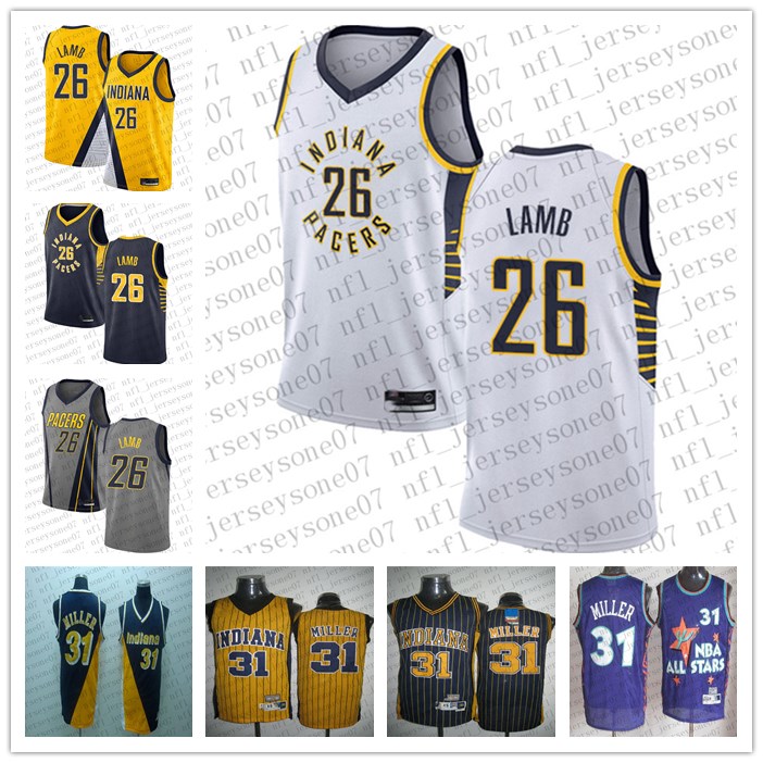 Men women youth indiana Pacers 26 Jeremy Lamb 31 Reggie Miller Gold White Basketball Swingman Statement Edition 20192020 Jerseyv, Black 
Men women youth indiana Pacers 26 Jeremy Lamb 31 Reggie Miller Gold White Basketball Swingman Statement Edition 20192020 Jerseyv, Black