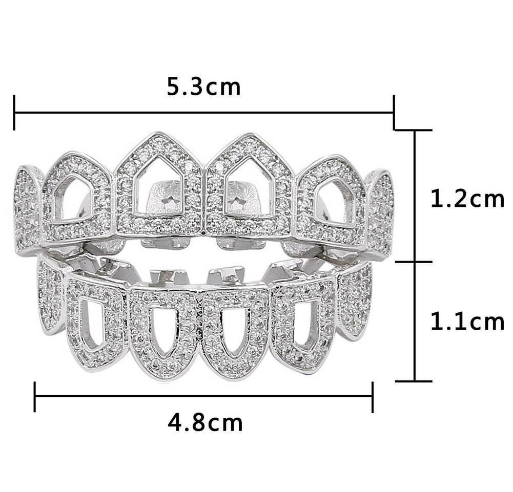 18k Gold Hip Hop Full Diamond Hollow Teeth Grillz Dental Iced Out Fang Grills Braces Tooth Cap Vampire Cospl wmtPIe bdesybag, Black
18k Gold Hip Hop Full Diamond Hollow Teeth Grillz Dental Iced Out Fang Grills Braces Tooth Cap Vampire Cospl wmtPIe bdesybag, Black
