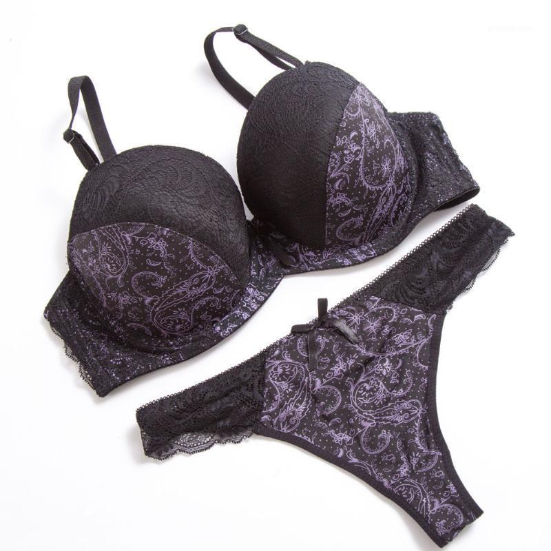 Bra Set EU US Plus size bra set Sexy girl small chest gathered to receive pair thong Suggestive temptation underwear1, Black
Bra Set EU US Plus size bra set Sexy girl small chest gathered to receive pair thong Suggestive temptation underwear1, Black