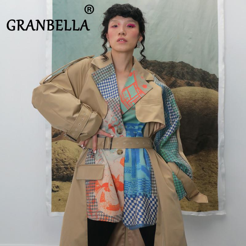 New Trench Coat With Belt Women' Long-sleeved Double-breasted Medium-long Coat Fake Two-piece Windbreaker Outwear For Women, Khaki
New Trench Coat With Belt Women' Long-sleeved Double-breasted Medium-long Coat Fake Two-piece Windbreaker Outwear For Women, Khaki