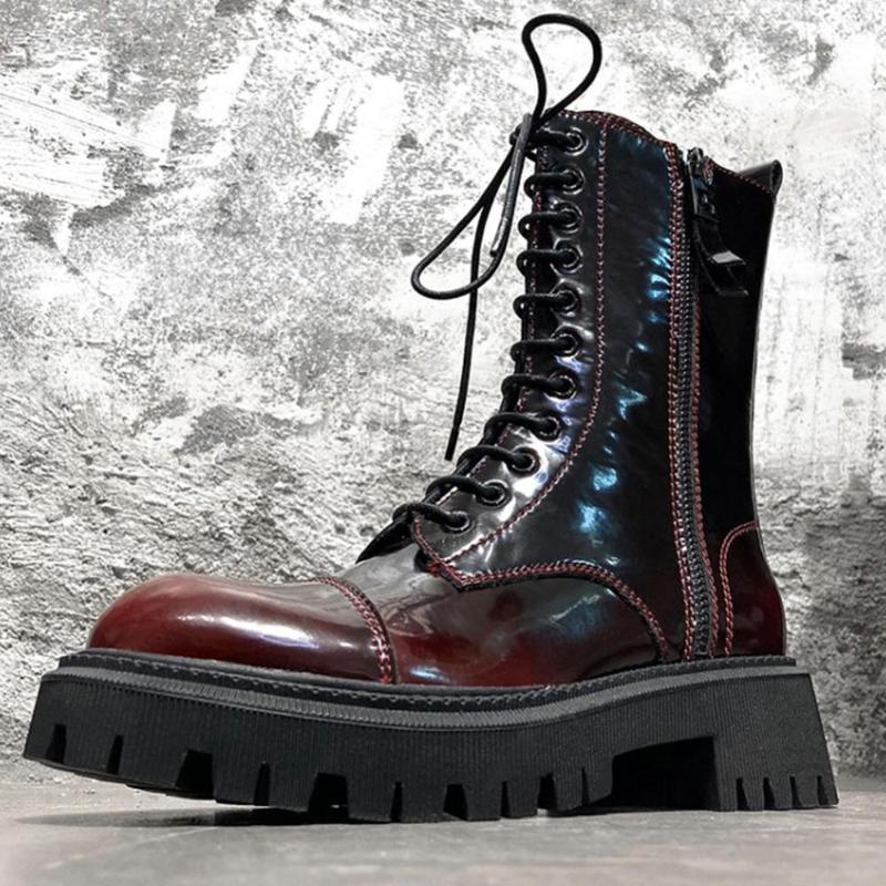 Brand Genuine Leather Shoelaces Zippers Top Quality For Walking Cow Patent Leather Motorcycles Boots Female Shoes Women, Army green
Brand Genuine Leather Shoelaces Zippers Top Quality For Walking Cow Patent Leather Motorcycles Boots Female Shoes Women, Army green