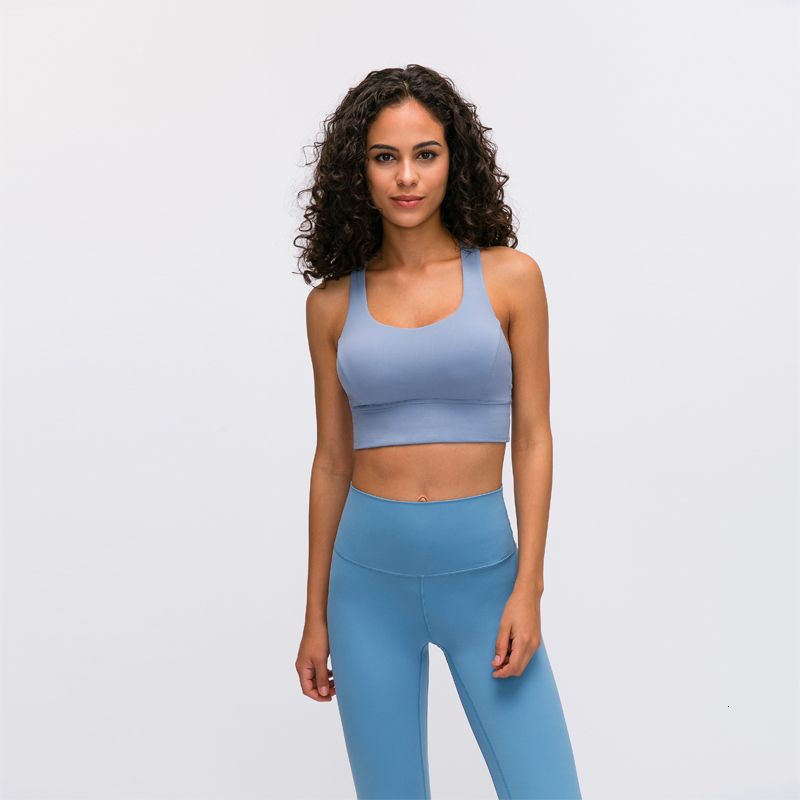 2021 New Routine Cross Back Sport Top Anti-sweat Women Push Up Brushed Fabric Workout Bra Soft Padded Long Yoga Bras Diyf, Ice blue
2021 New Routine Cross Back Sport Top Anti-sweat Women Push Up Brushed Fabric Workout Bra Soft Padded Long Yoga Bras Diyf, Ice blue