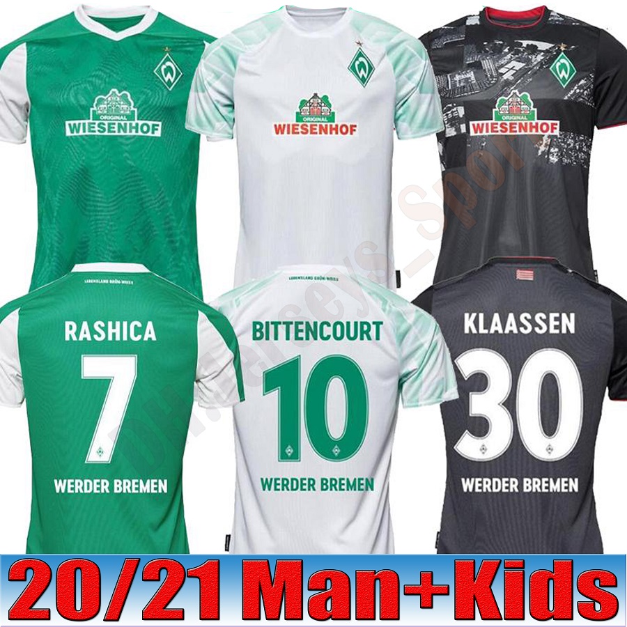2020 21 Werder Bremen FULLKRUG EGGESTEIN Soccer Jerseys 20 21 Werder Bremen OSAKO BITTENCOURT RASHICA KLAASSEN Men kids kit Football shirts, 20/21 third man+patch
2020 21 Werder Bremen FULLKRUG EGGESTEIN Soccer Jerseys 20 21 Werder Bremen OSAKO BITTENCOURT RASHICA KLAASSEN Men kids kit Football shirts, 20/21 third man+patch
