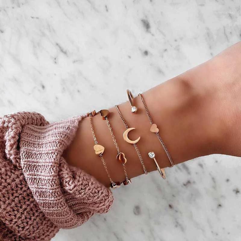 4/5pcs/Set Fashion Bohemia Hand Cuff Link Chain Charm Bracelet Bangle for Women Gold Bracelets Femme Jewelry1
4/5pcs/Set Fashion Bohemia Hand Cuff Link Chain Charm Bracelet Bangle for Women Gold Bracelets Femme Jewelry1