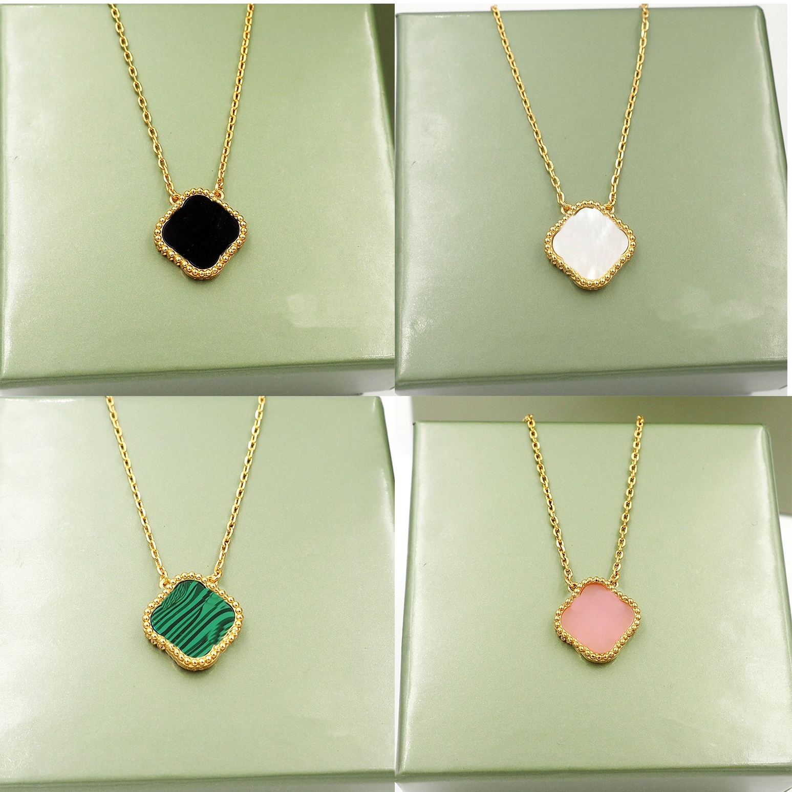 Fashion Designer Four-Leaf Clover Pendant Necklaces Love Luxury Women Screw Necklace Party Wedding Couple Gift FGG
Fashion Designer Four-Leaf Clover Pendant Necklaces Love Luxury Women Screw Necklace Party Wedding Couple Gift FGG