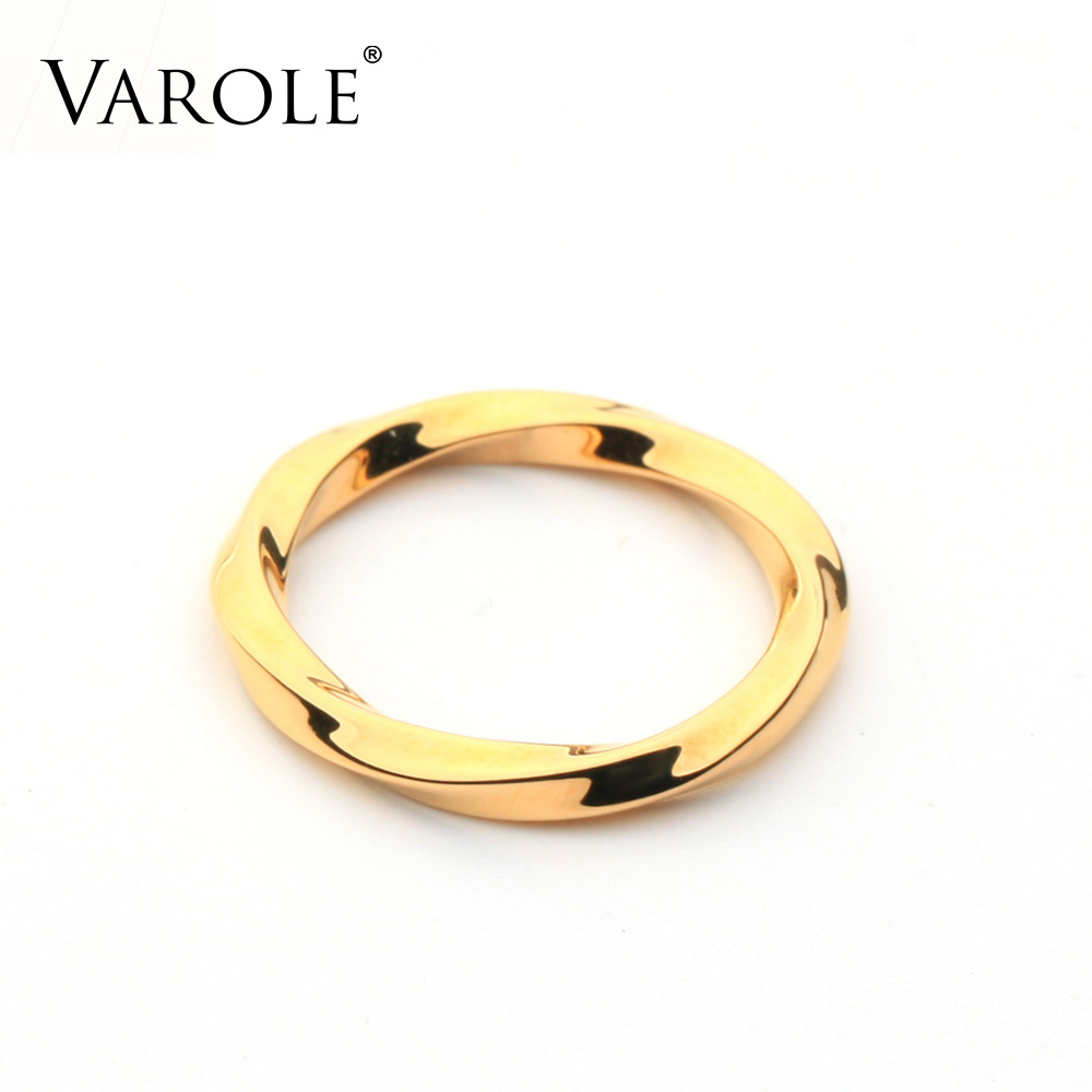 VAROLE Twist Ring Gold Color Lady Finger Rings For Women Minimalist Fashion Jewelry Dropshipping Anillos Mujer
VAROLE Twist Ring Gold Color Lady Finger Rings For Women Minimalist Fashion Jewelry Dropshipping Anillos Mujer
