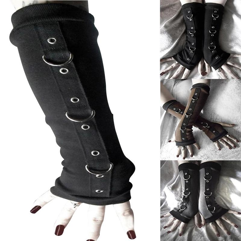 Hot D-shaped Buckle Women Sleeves Fashion Elbow Length Fingerless Arm Warmers Winter Gloves MVI-ing, Black
Hot D-shaped Buckle Women Sleeves Fashion Elbow Length Fingerless Arm Warmers Winter Gloves MVI-ing, Black