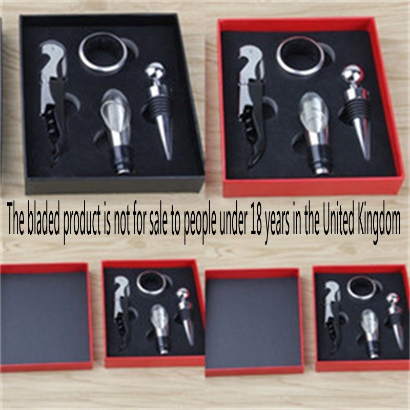 Stainless Steel Bottles Opener 4 Piece Set Folding Pockets Portable Seahorse Knifes Gifts Red Wine Pourer Compact 5 5jy F2
Stainless Steel Bottles Opener 4 Piece Set Folding Pockets Portable Seahorse Knifes Gifts Red Wine Pourer Compact 5 5jy F2