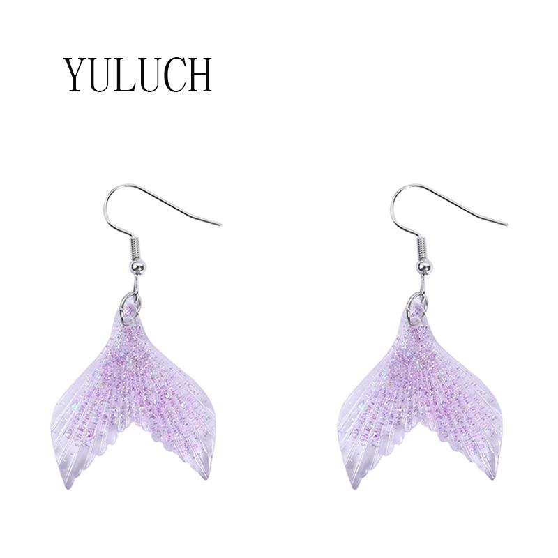 YULUCH Woman shiny fish tail pendant earrings ladies beautiful accessories earrings girls glamour jewelry
YULUCH Woman shiny fish tail pendant earrings ladies beautiful accessories earrings girls glamour jewelry