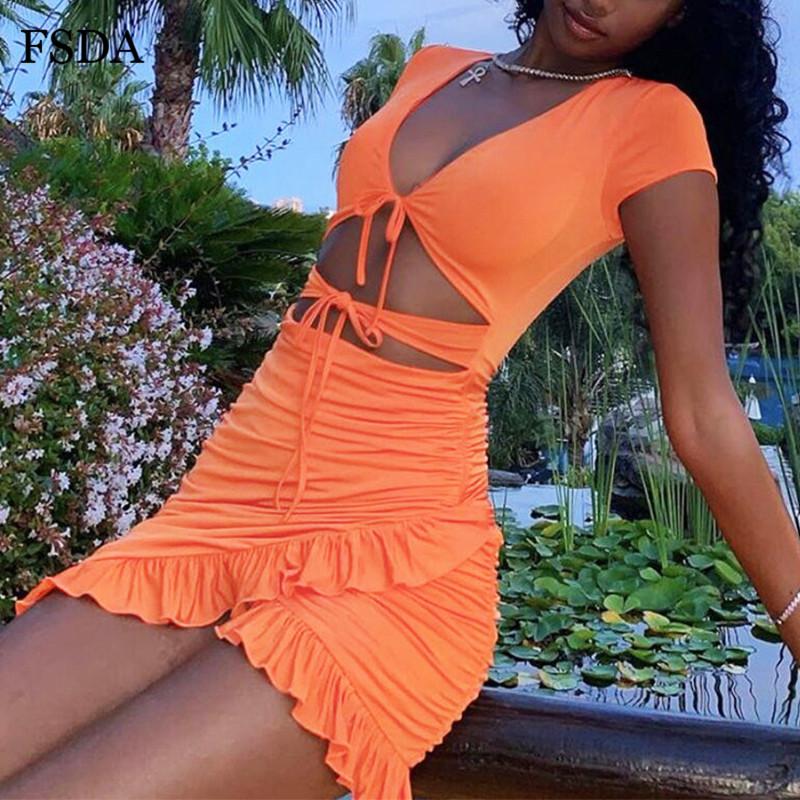 Casual Dresses FSDA V Neck Ruffles Sexy Party Dress Orange Black Women Summer Beach White Short Sleeve Hollow Out Ruched Lace Up Bow, Black;gray
Casual Dresses FSDA V Neck Ruffles Sexy Party Dress Orange Black Women Summer Beach White Short Sleeve Hollow Out Ruched Lace Up Bow, Black;gray