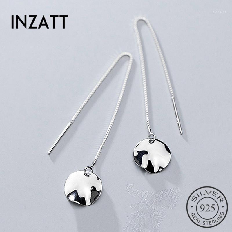 Dangle & Chandelier INZAReal 925 Sterling Silver Irregular Round Chain Tassel Drop Earrings Minimalist Fine Jewelry For Fashion Women1
Dangle & Chandelier INZAReal 925 Sterling Silver Irregular Round Chain Tassel Drop Earrings Minimalist Fine Jewelry For Fashion Women1