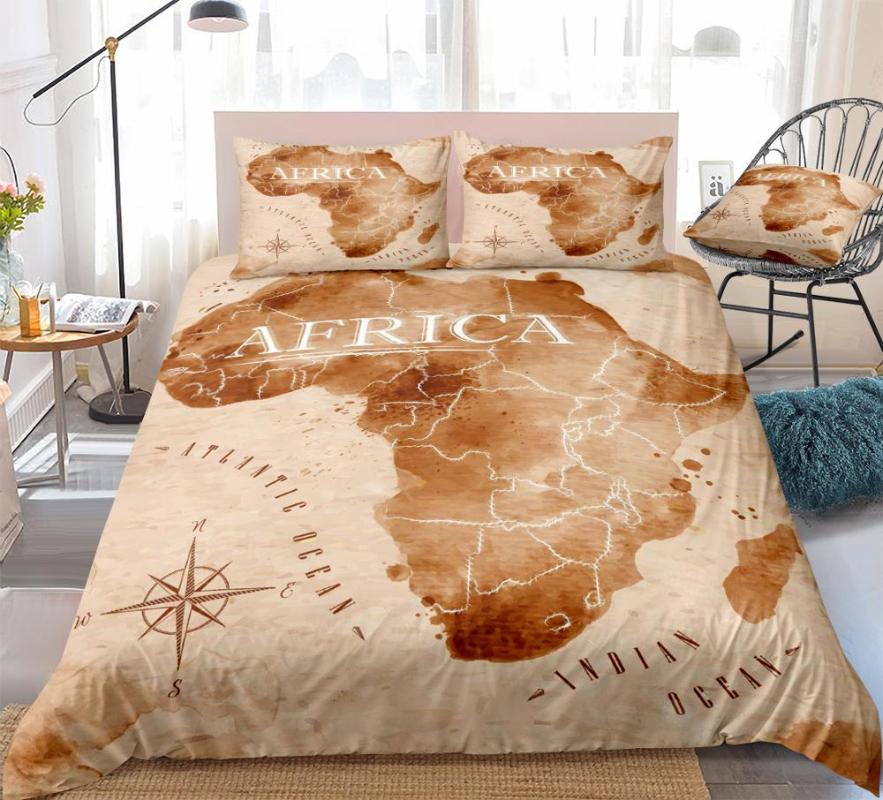 3 Pieces Map Duvet Cover Set Colorful Watercolor Abstract Africa Map Bedding Queen Home Textiles Retro Bed Set Teen Dropship, 01
3 Pieces Map Duvet Cover Set Colorful Watercolor Abstract Africa Map Bedding Queen Home Textiles Retro Bed Set Teen Dropship, 01