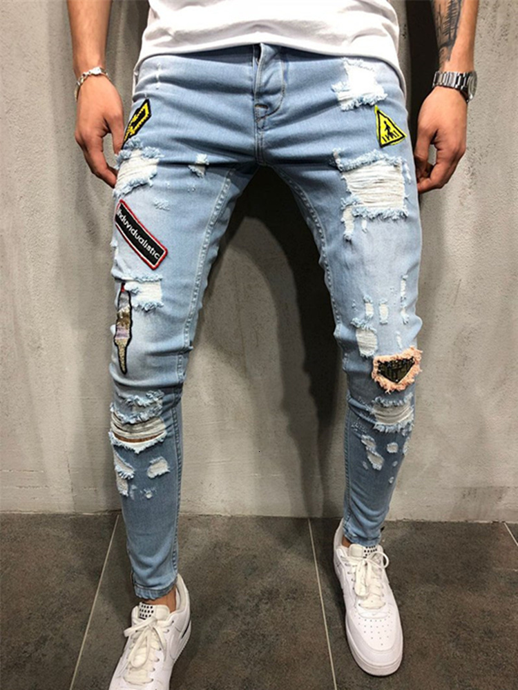 2021 Summer Autumn Ripped Men's Breech Hip Design Sexy Male Hole Brim Thin Pants 3EXZ, Blue
2021 Summer Autumn Ripped Men's Breech Hip Design Sexy Male Hole Brim Thin Pants 3EXZ, Blue