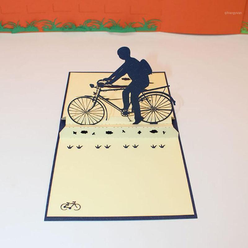 Greeting Card Creative DIY Paper Cut Up Bicycle Greeting Card 3D Handmade Riding A Bike Father's Day Gift Cards With Envelope1
Greeting Card Creative DIY Paper Cut Up Bicycle Greeting Card 3D Handmade Riding A Bike Father's Day Gift Cards With Envelope1