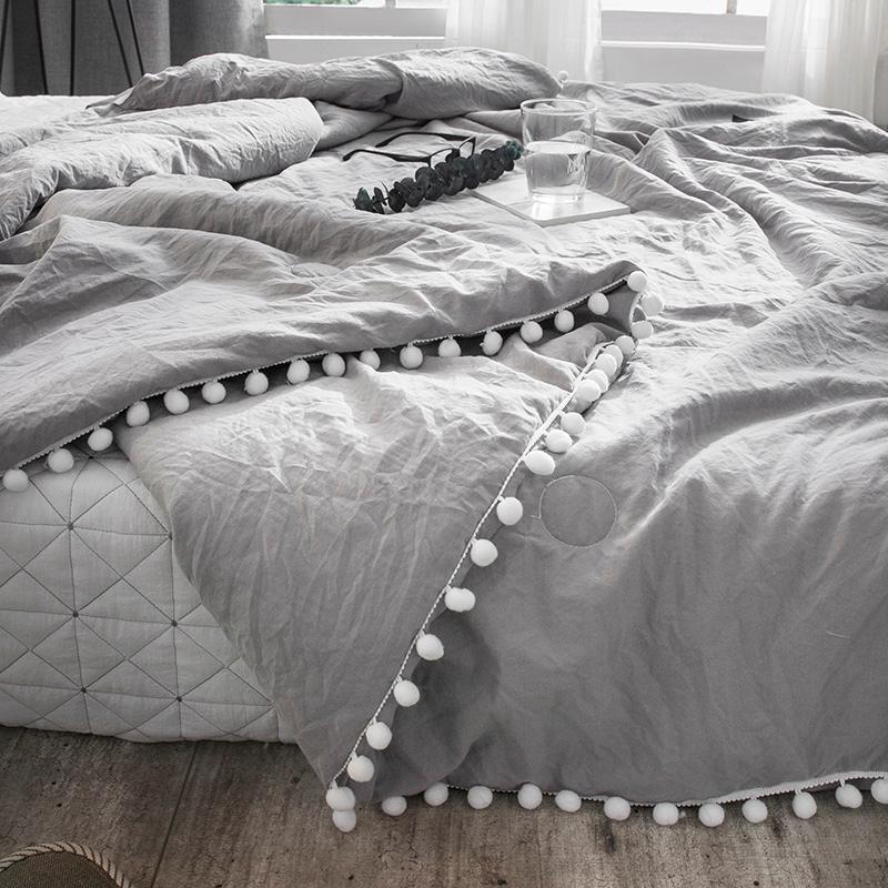 Solid Summer Quilt Comforter Soft Quilted Blanket Throw Bed Cover Coverlet Breathable Duvet Bedspread Washable Patchwork Bedding, White
Solid Summer Quilt Comforter Soft Quilted Blanket Throw Bed Cover Coverlet Breathable Duvet Bedspread Washable Patchwork Bedding, White