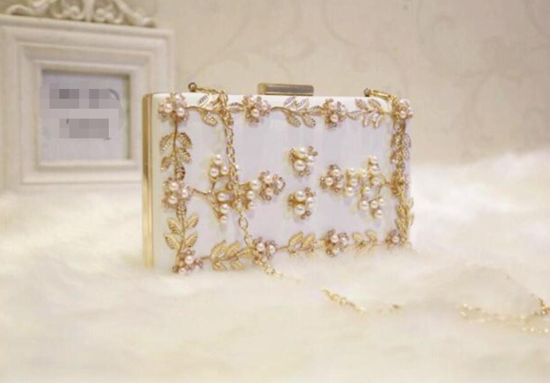 2022 Large Size Women Handbag Evening Bags For Party New Women Chain Shoulder Bag Ladies Fashion Gold Clutch Box Bag Women Messenger 06
