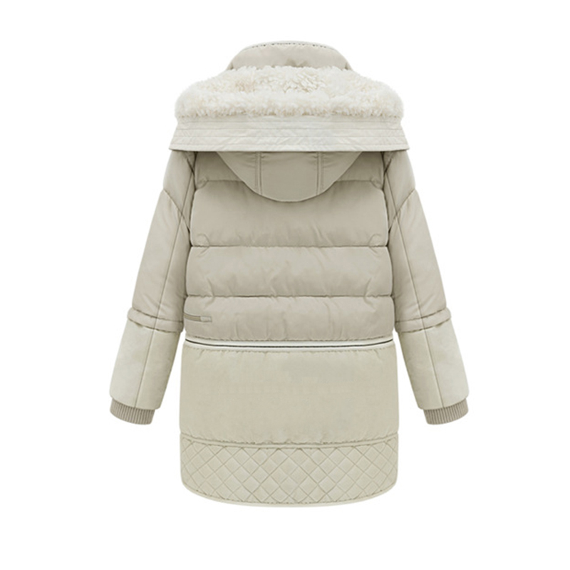 Ftlzz 2019 Winter Women's Jackets Cotton Coat Padded Long Slim Hooded Parkas Female Plus Size Warm Wool Jacket Outwear Clothing T200319