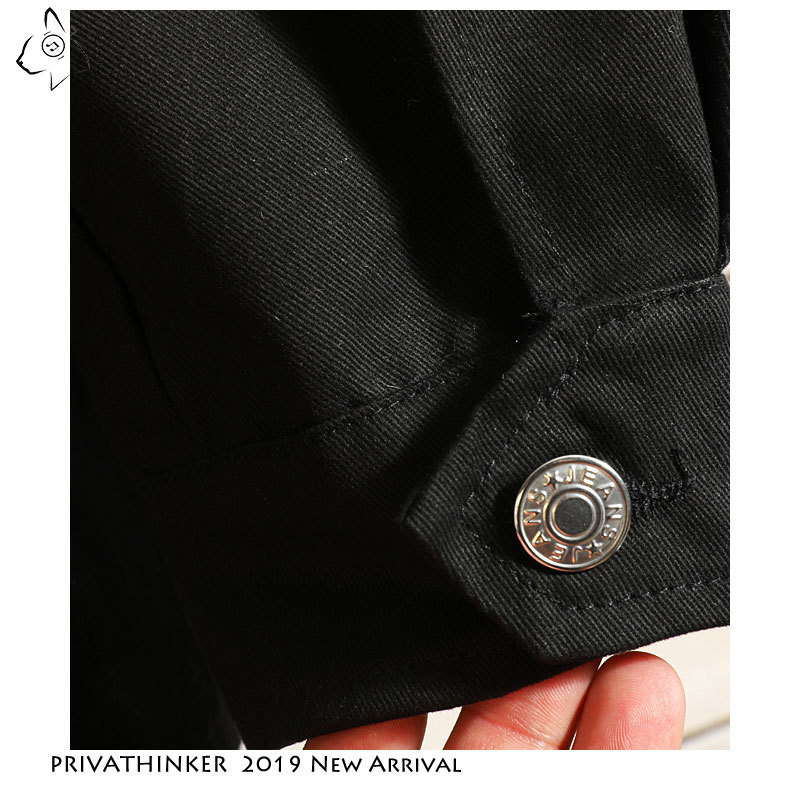 Privathinker Japanese Autumn Men's Black Jackets Fashion Pockets Man Coats Patchwork Male Casual Jacket Outwear Clothes T200102