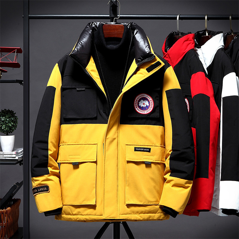 Off Season Jacket Men' Short Thickened Down 2020 New Brand Canadian Style Outdoor Fashion Geese Coat, White
Off Season Jacket Men' Short Thickened Down 2020 New Brand Canadian Style Outdoor Fashion Geese Coat, White