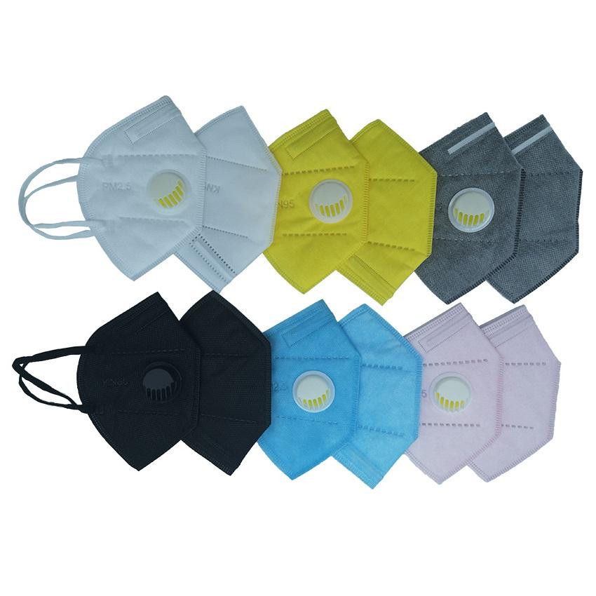 DHL Fast Shipping Disposable 5-6ply Meltbrown Face Mask Dust Valve Mask With Breathing Valve With Respirator Black Gray White Blue Mask
DHL Fast Shipping Disposable 5-6ply Meltbrown Face Mask Dust Valve Mask With Breathing Valve With Respirator Black Gray White Blue Mask